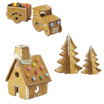 3D Christmas Tree Cookie Cutters Gingerbread House Truck type Cake Cookie Mold Fondant Cutter DIY Baking Tools
3D Christmas Tree Cookie Cutters Gingerbread House Truck type Cake Cookie Mold Fondant Cutter DIY Baking Tools