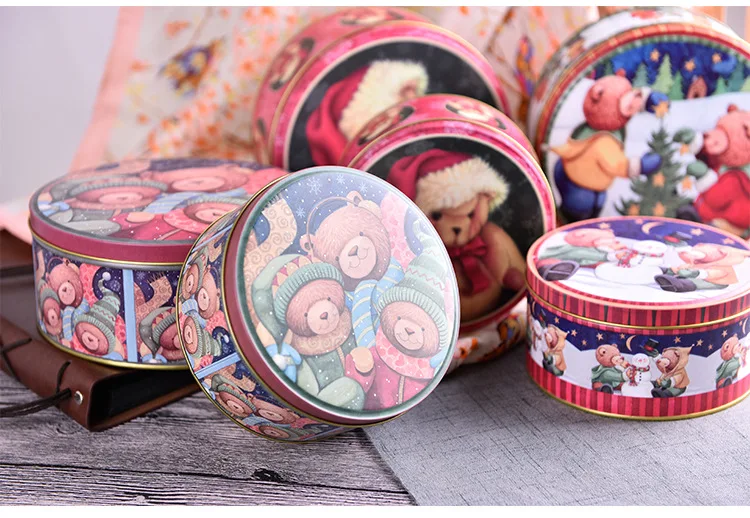 1PC Biscuit Tin Box Bear Storage Tin Box,Zakka Christmas Gift Metal Snack Box,Round Candy box NL 003
1PC Biscuit Tin Box Bear Storage Tin Box,Zakka Christmas Gift Metal Snack Box,Round Candy box NL 003
