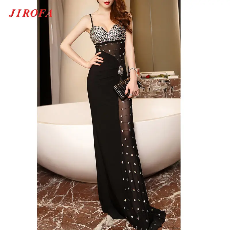 JIROFA Summer Sexy & Club Long Party Dress 2018 Elegant Maxi V Neck Sleeveless Bodycon Mesh Evening Party Vestidos
JIROFA Summer Sexy & Club Long Party Dress 2018 Elegant Maxi V Neck Sleeveless Bodycon Mesh Evening Party Vestidos