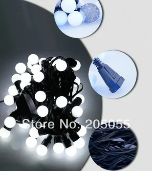 5PCS/LOT 6M 40LED Ball String Fairy Light Christmas Wedding Holiday Xmas party 220V EU linkable tail plug Static no flash-WHITE
5PCS/LOT 6M 40LED Ball String Fairy Light Christmas Wedding Holiday Xmas party 220V EU linkable tail plug Static no flash-WHITE