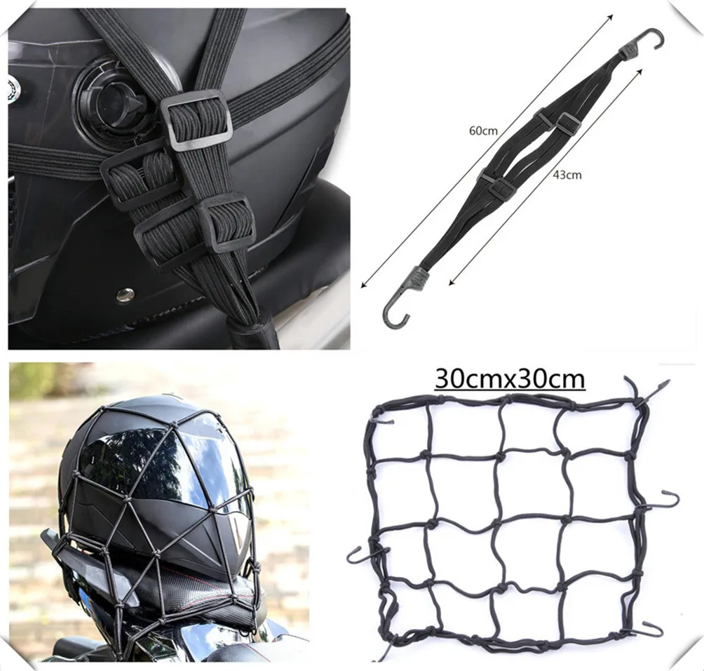 

Motorcycle accessories mesh hook storage luggage cargo helmet net for YAMAHA XV 950 RACER TDM 900 MT-125 MT125 MT-01 V-MAX