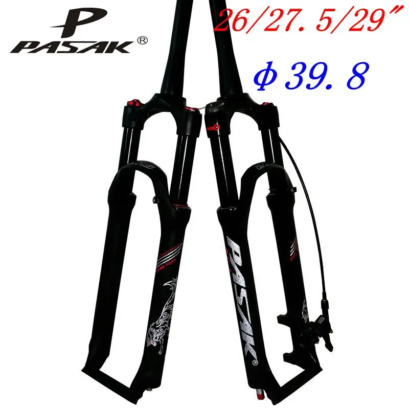 Pasak Bicycle Fork 26 27.5 29er Disc Brake Remote Shoulder control Mountain MTB Bike Fork Air Damping Centrum 39.8 1-1/2 HL/RL
Pasak Bicycle Fork 26 27.5 29er Disc Brake Remote Shoulder control Mountain MTB Bike Fork Air Damping Centrum 39.8 1-1/2 HL/RL