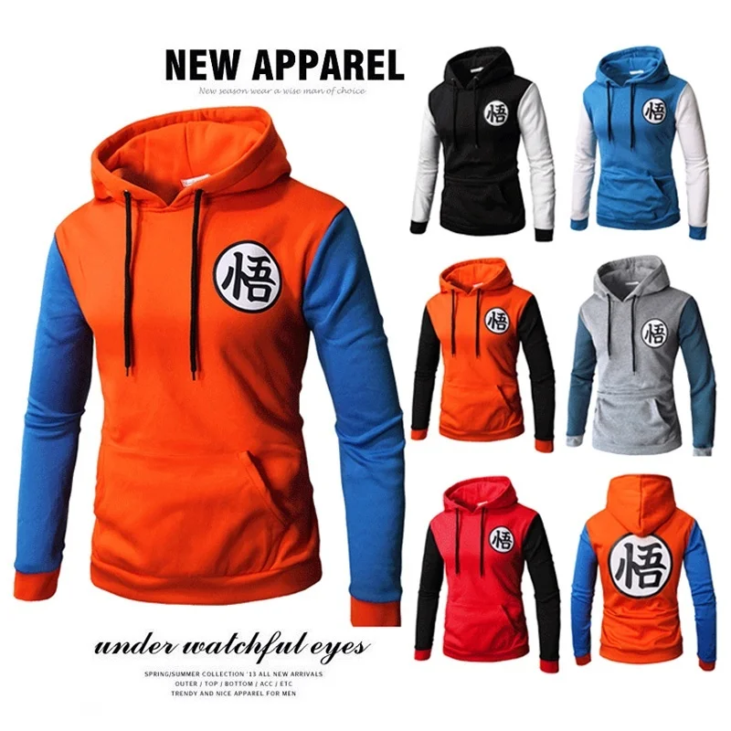 ZOGAA Dragon Ball Goku Men Front Pocket Hoodies Anime Pullover Personalise Streetwear Cotton Sweatshirt Outerwear Drop Shipping
ZOGAA Dragon Ball Goku Men Front Pocket Hoodies Anime Pullover Personalise Streetwear Cotton Sweatshirt Outerwear Drop Shipping