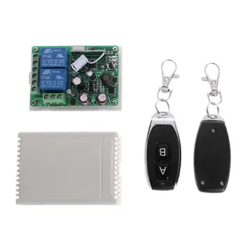 433Mhz Universal Wireless Remote Control Switch AC 250V 110V 220V 2CH Relay Receiver Module
433Mhz Universal Wireless Remote Control Switch AC 250V 110V 220V 2CH Relay Receiver Module