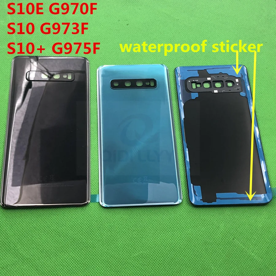 Back Glass Replacement For Samsung Galaxy S10 G973F S10+ G975F S10E G970 Battery Cover Rear Door Housing Case+waterproof sticke
Back Glass Replacement For Samsung Galaxy S10 G973F S10+ G975F S10E G970 Battery Cover Rear Door Housing Case+waterproof sticke
