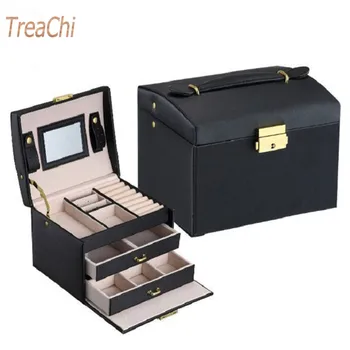 Jewelry Packaging Box Casket Box For Jewelry Exquisite Makeup Case Jewelry Organizer Container Boxes Graduation Birthday Gift
Jewelry Packaging Box Casket Box For Jewelry Exquisite Makeup Case Jewelry Organizer Container Boxes Graduation Birthday Gift
