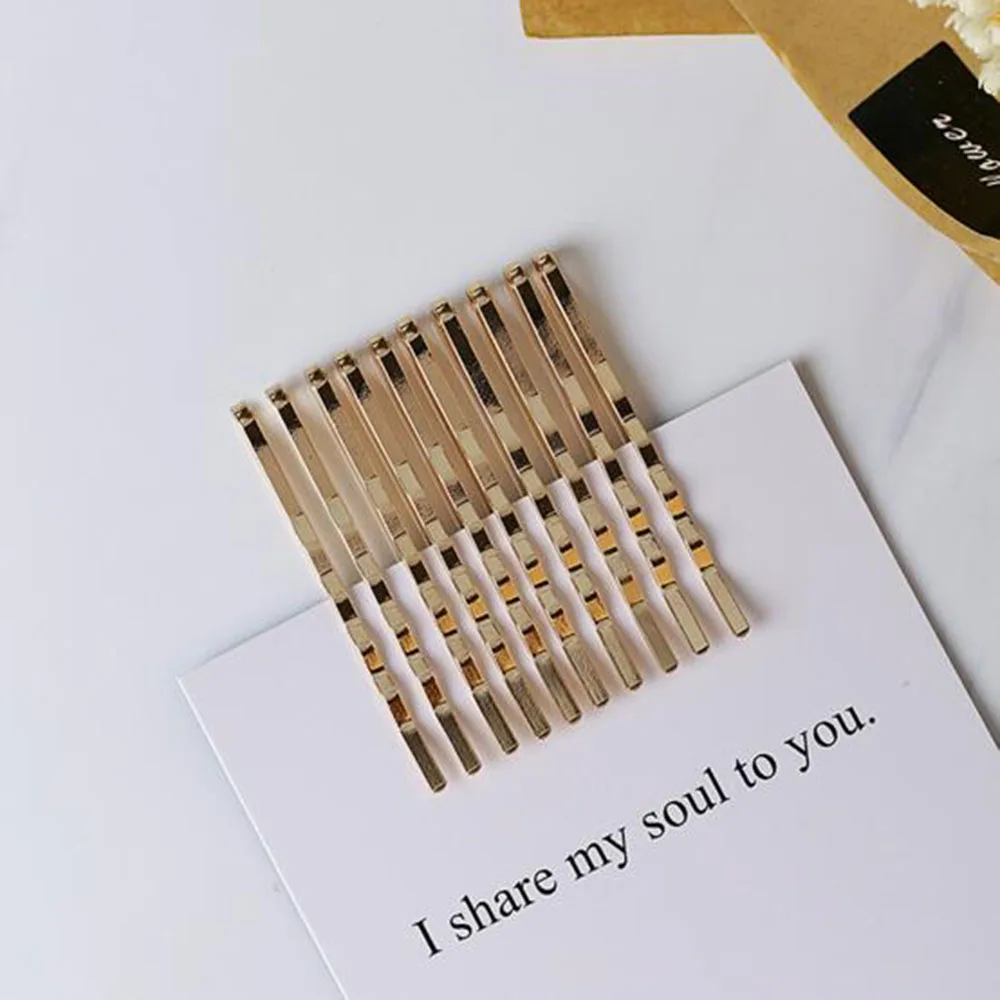 10pcs Hair Clips Hairpins Gold Metal Waved Curly Barrettes Bobby Pins For Women Girls Styling Accessories
10pcs Hair Clips Hairpins Gold Metal Waved Curly Barrettes Bobby Pins For Women Girls Styling Accessories