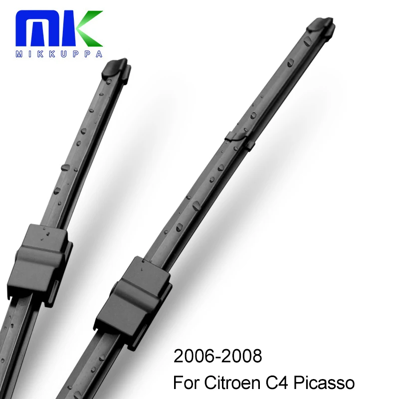 Front And Rear Wiper Blades For Citroen C4 Picasso 2006 2007 2008 Natural Rubber Windscreen Auto Wipers Car Accessories Glasses
Front And Rear Wiper Blades For Citroen C4 Picasso 2006 2007 2008 Natural Rubber Windscreen Auto Wipers Car Accessories Glasses