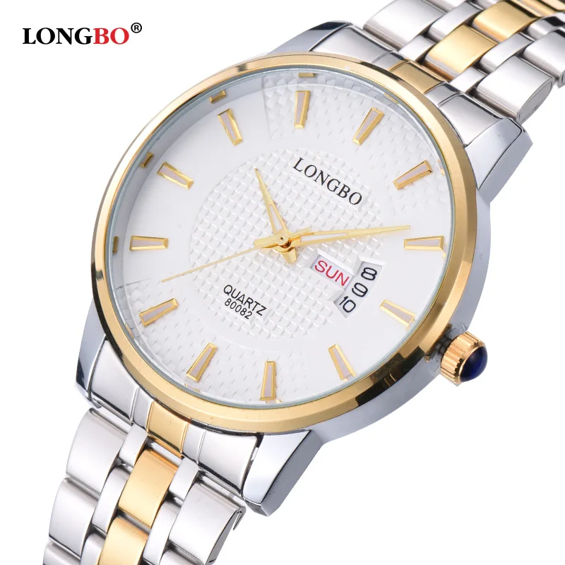 

Hot Sale Men Watches Top Brand Luxury Day Date Stainless Steel Luminous Hour Clock Male Casual Quartz Watch Relojes Hombre 2016