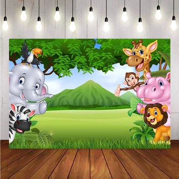 Photography Custom Birthday Backdrop for Jungle Safari Theme Party Zoo Wild Animals Decor Photocall Backdrop Photo Studio
Photography Custom Birthday Backdrop for Jungle Safari Theme Party Zoo Wild Animals Decor Photocall Backdrop Photo Studio