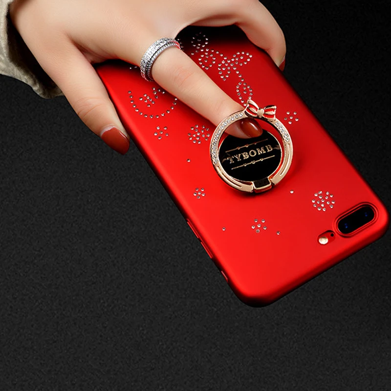 360 Degree Finger Ring Mobile Smart phone Holder Stand Diamond Metal Mobile Phone Stand Holder For iPhone Huawei All Phone (1)