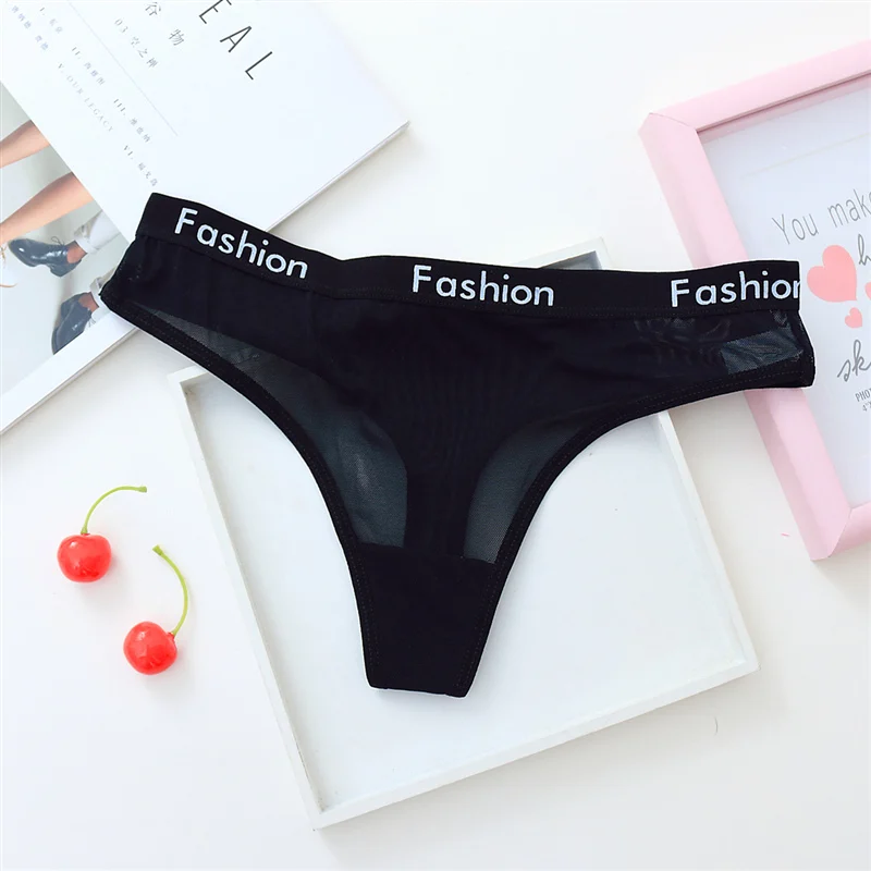 Sexy Ladies Cotton Seamless Panties Women Underwear Lingerie G Thongs String Fashion Low Rise Transparent Briefs 29 (7)