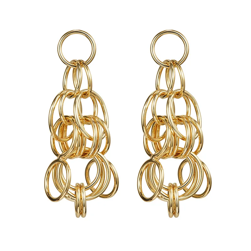 Rongho new design Vintage multi Metal circle geometric stud earrings for women Gold earrings pendant Punk jewelry
Rongho new design Vintage multi Metal circle geometric stud earrings for women Gold earrings pendant Punk jewelry