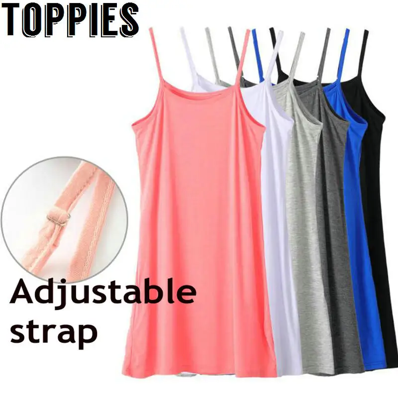 Toppies Women Summer Slim Spaghetti Dress Sexy Modal Comfy Dress Sleeveless Vest Dresses Plus Size 6 Colors
Toppies Women Summer Slim Spaghetti Dress Sexy Modal Comfy Dress Sleeveless Vest Dresses Plus Size 6 Colors