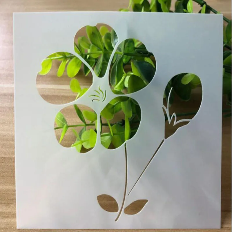 1pc Stencils Flower Handmade DIY Stencils Painting Template Card Doodle Hollow Template Art Handwritten Newspaper
1pc Stencils Flower Handmade DIY Stencils Painting Template Card Doodle Hollow Template Art Handwritten Newspaper