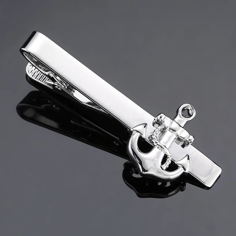 DY New brass material classic design silver anchor tie clip Men's high-end business wedding tie clips Free Delivery
DY New brass material classic design silver anchor tie clip Men's high-end business wedding tie clips Free Delivery