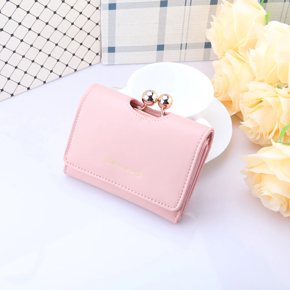 2 Colors Fashion Folded Hasp Women Wallets Small Lovely Women's Purse Short PU Leather Ladies Wallet Card Holder
2 Colors Fashion Folded Hasp Women Wallets Small Lovely Women's Purse Short PU Leather Ladies Wallet Card Holder