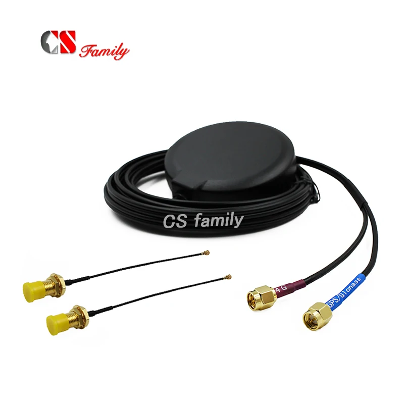 M2M IOT Anti theft CAR LTE GPS antenna IPEX pigtails with 2pcs ipex to sma cable 100mm
M2M IOT Anti theft CAR LTE GPS antenna IPEX pigtails with 2pcs ipex to sma cable 100mm