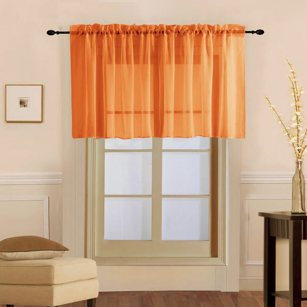 Orange Short Curtains Lotus Design Window Sheer Tulle Kitchen Curtains for Living Room Bedroom white yarn for Door Y
Orange Short Curtains Lotus Design Window Sheer Tulle Kitchen Curtains for Living Room Bedroom white yarn for Door Y