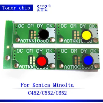 C 452 552 652 Copier reset toner cartridge chip for Konica Minolta Bizhub C450 C452 C552 C652 toner chip Photocopy Machine
C 452 552 652 Copier reset toner cartridge chip for Konica Minolta Bizhub C450 C452 C552 C652 toner chip Photocopy Machine
