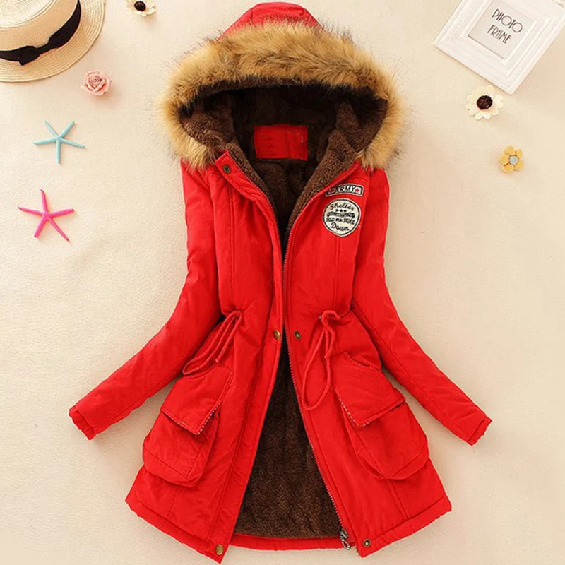 Winter Women's Plus Size Jacket Parka With Fur Hood Warm Windbreaker Faux Fur Inside Ladies Long Coats Overcoat Female 3XL Thick
Winter Women's Plus Size Jacket Parka With Fur Hood Warm Windbreaker Faux Fur Inside Ladies Long Coats Overcoat Female 3XL Thick