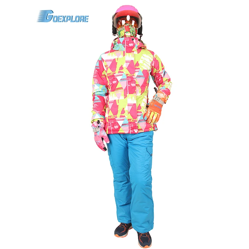 Goexplore Ski Suit Female Winter Windproof Waterproof Girls Jacket Snow Skis Jumpsuit Snowboard Skiing Mountain Sport Suit Women
Goexplore Ski Suit Female Winter Windproof Waterproof Girls Jacket Snow Skis Jumpsuit Snowboard Skiing Mountain Sport Suit Women