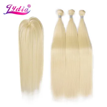Lydia Synthetic Yaki Straight Hair Weave With Double Weft 613# Blonde Hair Bundles 16inch-20inch 4pcs/Pack With Free Closure
Lydia Synthetic Yaki Straight Hair Weave With Double Weft 613# Blonde Hair Bundles 16inch-20inch 4pcs/Pack With Free Closure