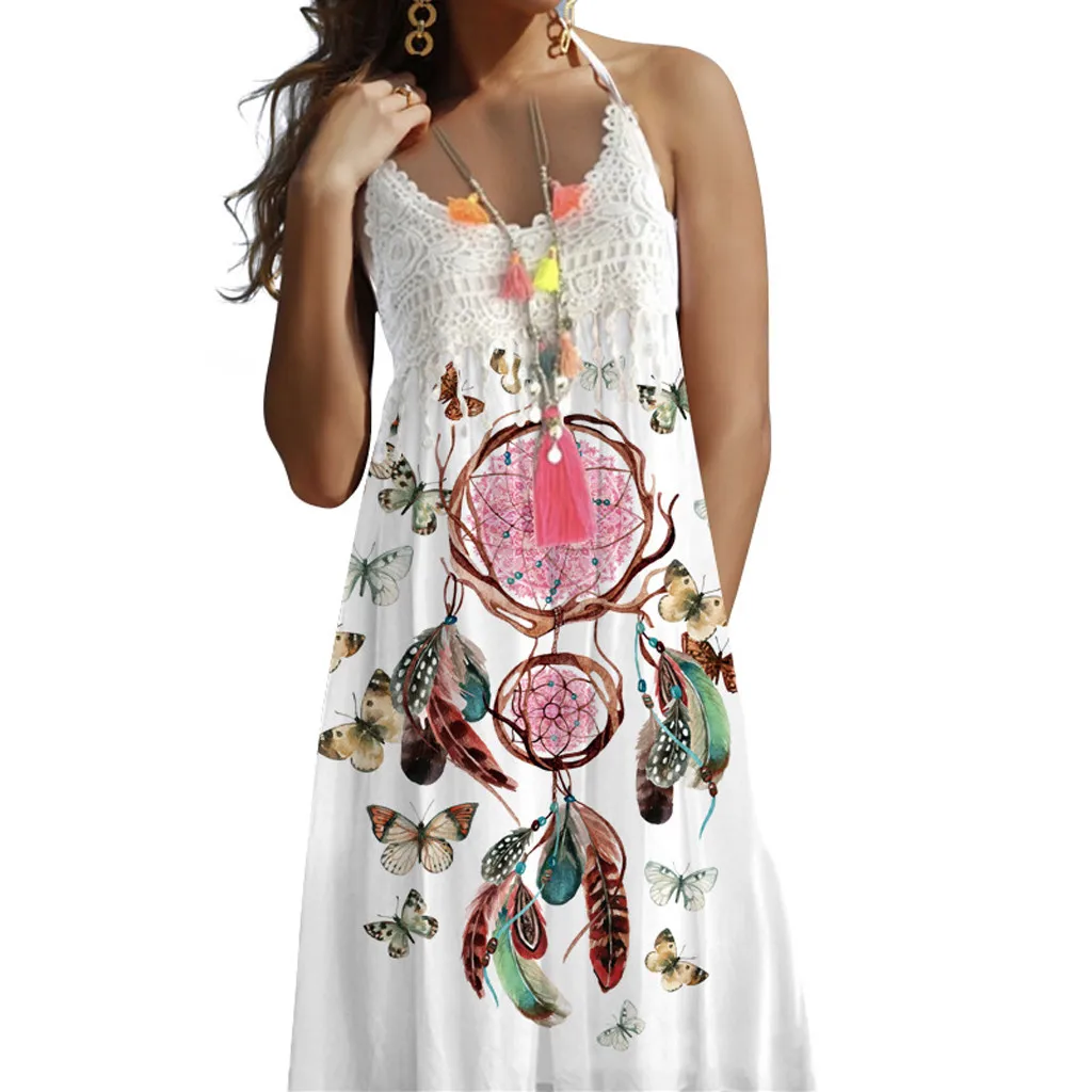 Summer Beach Dress 2019 Women Vintage Print Sleeveless Party Dress Woman Party Night Dresses Summer Clothes For Women
Summer Beach Dress 2019 Women Vintage Print Sleeveless Party Dress Woman Party Night Dresses Summer Clothes For Women