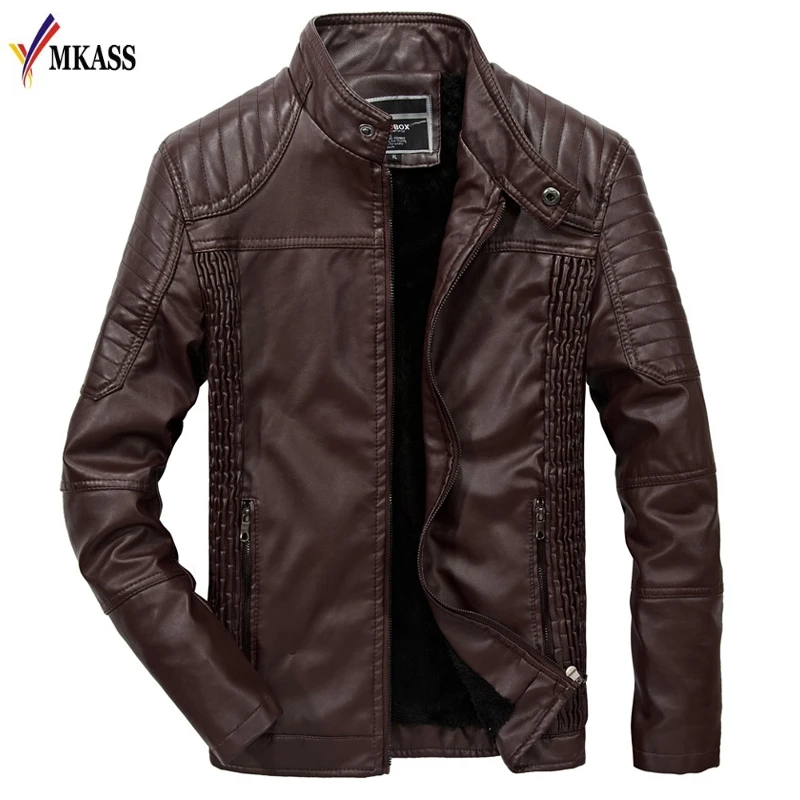 New Casual Leather Jacket Men Cowhide Jackets Calfskin Motor Biker Coat Man Leather Coat Slim Size M-3XL
New Casual Leather Jacket Men Cowhide Jackets Calfskin Motor Biker Coat Man Leather Coat Slim Size M-3XL