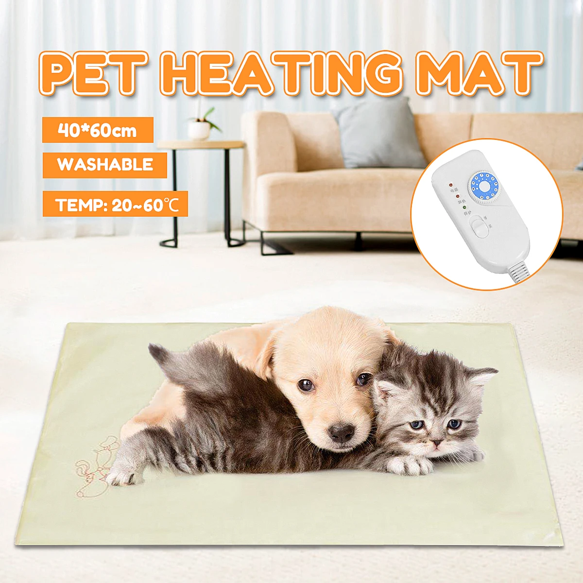 warmtoo Electric Blanket 10 level Waterproof Thermostat Heater Mat Pet Dog Cat Puppies Heating Pad Kitten Dog Winter Heating Bed
warmtoo Electric Blanket 10 level Waterproof Thermostat Heater Mat Pet Dog Cat Puppies Heating Pad Kitten Dog Winter Heating Bed