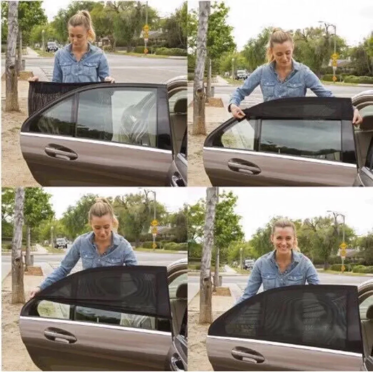 Car Sun Shade Window Protective Cover Black Sand Anti - Picking Heat Insulation Window Cover Vehicle Sun Shade Anti-mosquito
Car Sun Shade Window Protective Cover Black Sand Anti - Picking Heat Insulation Window Cover Vehicle Sun Shade Anti-mosquito