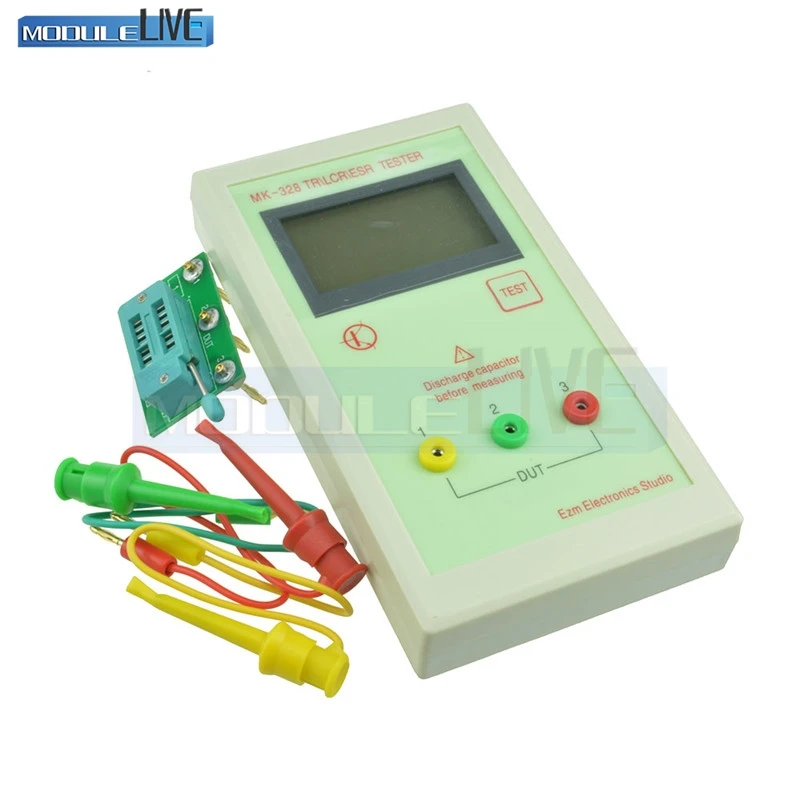 MK-328 Transistor Tester Capacitor ESR Inductance Resistor Meter LCR NPN PNP MOS
MK-328 Transistor Tester Capacitor ESR Inductance Resistor Meter LCR NPN PNP MOS
