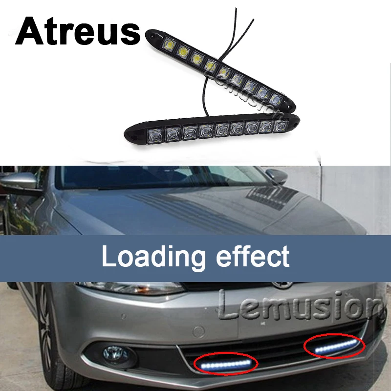 Atreus 2 шт. 9 светодиодный для VW polo passat b5 b6 Mazda 3 6 cx-5 Защитные чехлы сидений сшитые