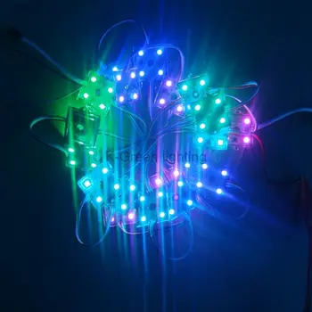 500X Dream color UCS1903 led module light 24V input 4pcs 5050 RGB LED buit in one module waterproof IP67 express free shipping
500X Dream color UCS1903 led module light 24V input 4pcs 5050 RGB LED buit in one module waterproof IP67 express free shipping