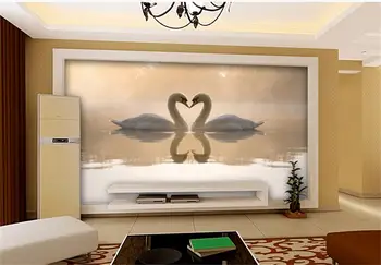 3d room wallpaper custom HD photo mural/Romantic Swan shaped background wall/TV/sofa/Bedroom/KTV/bar/Hotel/living room
3d room wallpaper custom HD photo mural/Romantic Swan shaped background wall/TV/sofa/Bedroom/KTV/bar/Hotel/living room