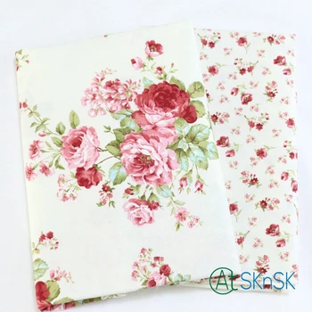 2 designs/lot Fashion DIY cotton cloth sewing home textile fabrics elegant peony floral printed cotton fabric for patchwork
2 designs/lot Fashion DIY cotton cloth sewing home textile fabrics elegant peony floral printed cotton fabric for patchwork