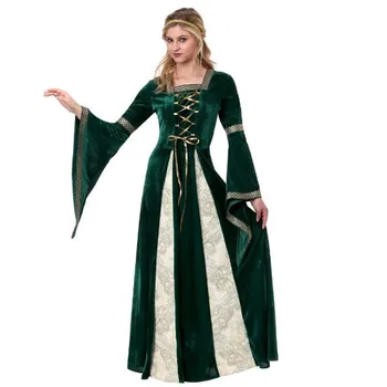 Medieval Costumes Full Sleeve Renaissance Gown Princess Costume For Women Halloween Christmas Party Cosplay
Medieval Costumes Full Sleeve Renaissance Gown Princess Costume For Women Halloween Christmas Party Cosplay