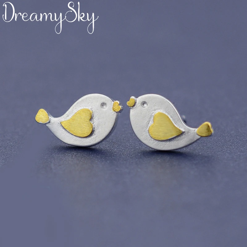 DreamySky Wholesale Ladies 925 Sterling Silver Bird Stud Earrings For Women Gift femme Brand Statement Ear Jewelry Brincos
DreamySky Wholesale Ladies 925 Sterling Silver Bird Stud Earrings For Women Gift femme Brand Statement Ear Jewelry Brincos