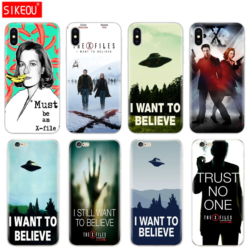 Silicone Cover Phone Case For Iphone 6 X 8 7 6s 5 5s SE Plus 10 XR XS Max Case The X Files I want to believe
Silicone Cover Phone Case For Iphone 6 X 8 7 6s 5 5s SE Plus 10 XR XS Max Case The X Files I want to believe