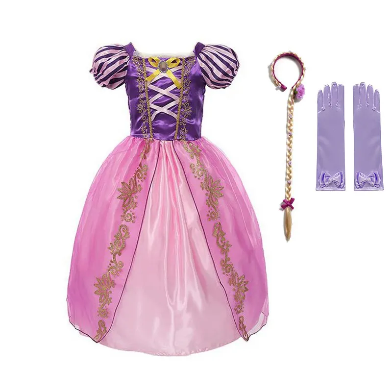 Girls Princess Rapunzel Dress Puff Sleeve Tangeled Fancy Cosplay Costume For Birthday Party Children Halloween Outfit Clothes
Girls Princess Rapunzel Dress Puff Sleeve Tangeled Fancy Cosplay Costume For Birthday Party Children Halloween Outfit Clothes