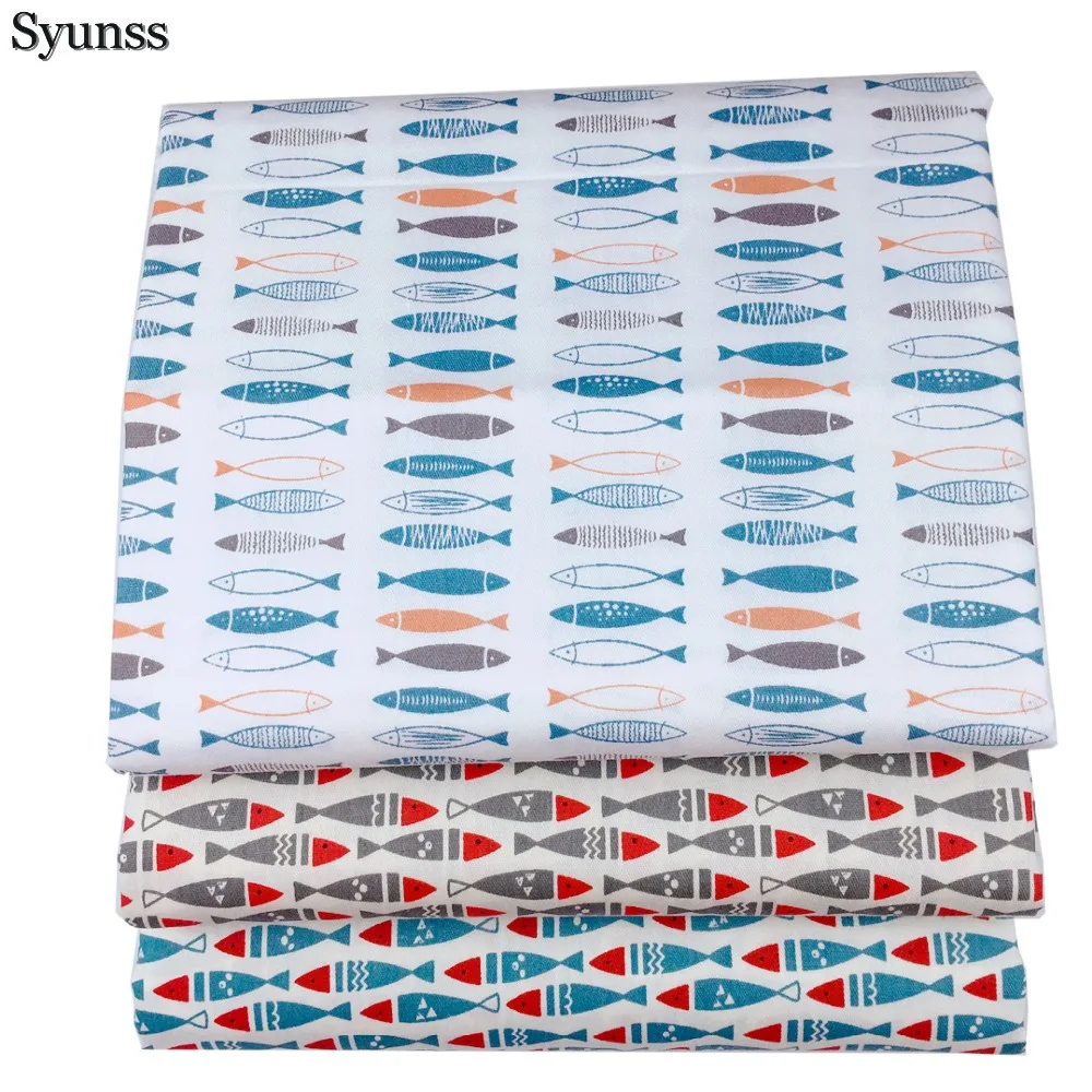 Syunss Diy Patchwork Quilting Baby Cribs The Cloth Cushions Blanket Sewing Tissus Colors Fish Printed Twill Cotton Fabric Tecido
Syunss Diy Patchwork Quilting Baby Cribs The Cloth Cushions Blanket Sewing Tissus Colors Fish Printed Twill Cotton Fabric Tecido