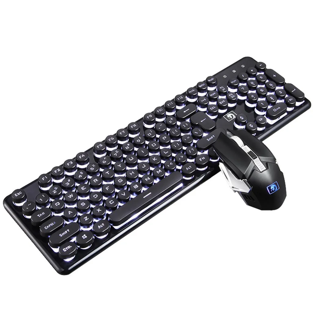 2400dpi 2.4G wireless Rainbow Backlight Usb Ergonomic Gaming English Keyboard And Mouse Set#T3
2400dpi 2.4G wireless Rainbow Backlight Usb Ergonomic Gaming English Keyboard And Mouse Set#T3
