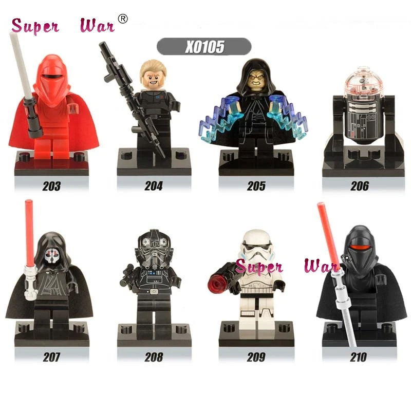 20pcs star wars Red Guard Palpatine Kallus R2D2 Shadow Storm trooper Stormtrooper TIE Pilot building blocks figure bricks toys
20pcs star wars Red Guard Palpatine Kallus R2D2 Shadow Storm trooper Stormtrooper TIE Pilot building blocks figure bricks toys