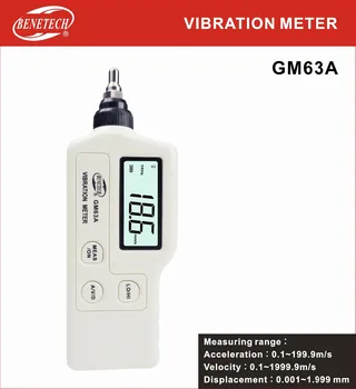 Digital Vibration Meter Vibrometer Device GM63A Measures Handheld Vibration Analyzer Tester Gauge Multimeter Electric Instrument
Digital Vibration Meter Vibrometer Device GM63A Measures Handheld Vibration Analyzer Tester Gauge Multimeter Electric Instrument