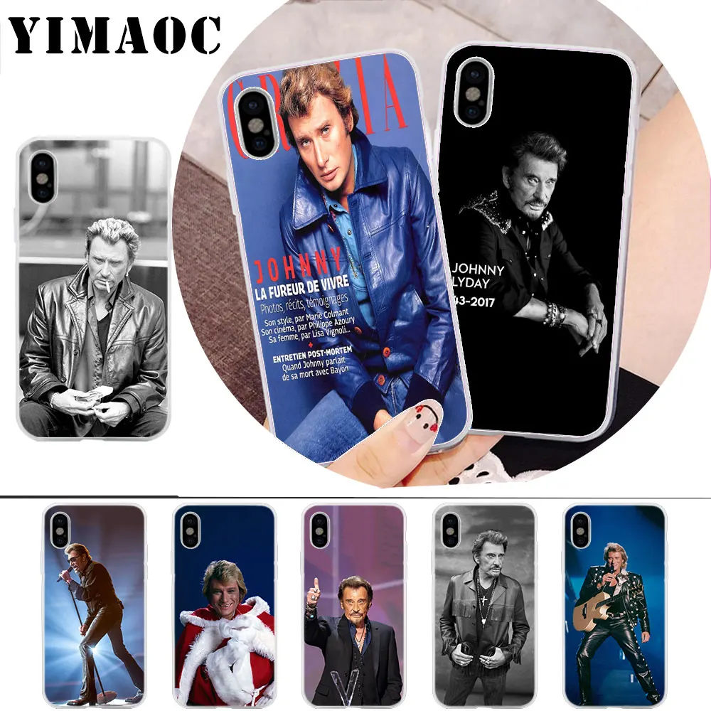 YIMAOC Johnny Hallyday Soft Silicone Case for iPhone X r s Xr Xs Max 8 7 6S 6 Plus 5 5s SE
YIMAOC Johnny Hallyday Soft Silicone Case for iPhone X r s Xr Xs Max 8 7 6S 6 Plus 5 5s SE