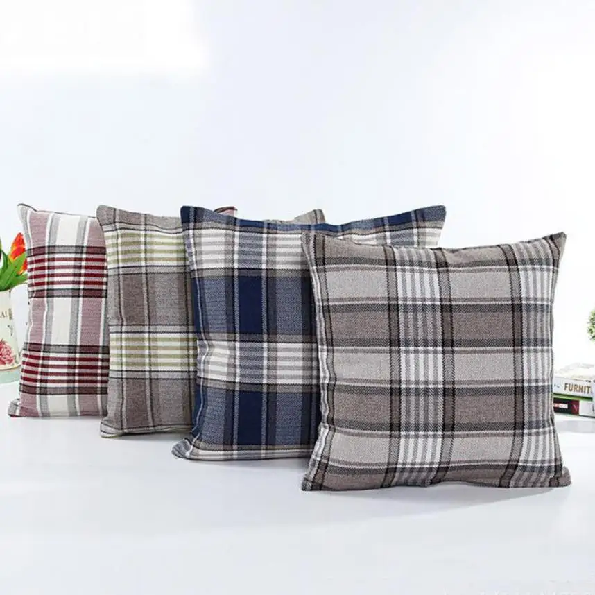 45x45cm cushion covers Square Pillow case Plaid Lattice Sofa Bed Home Decor decorative Pillow Case Cushion Cover 2O97
45x45cm cushion covers Square Pillow case Plaid Lattice Sofa Bed Home Decor decorative Pillow Case Cushion Cover 2O97