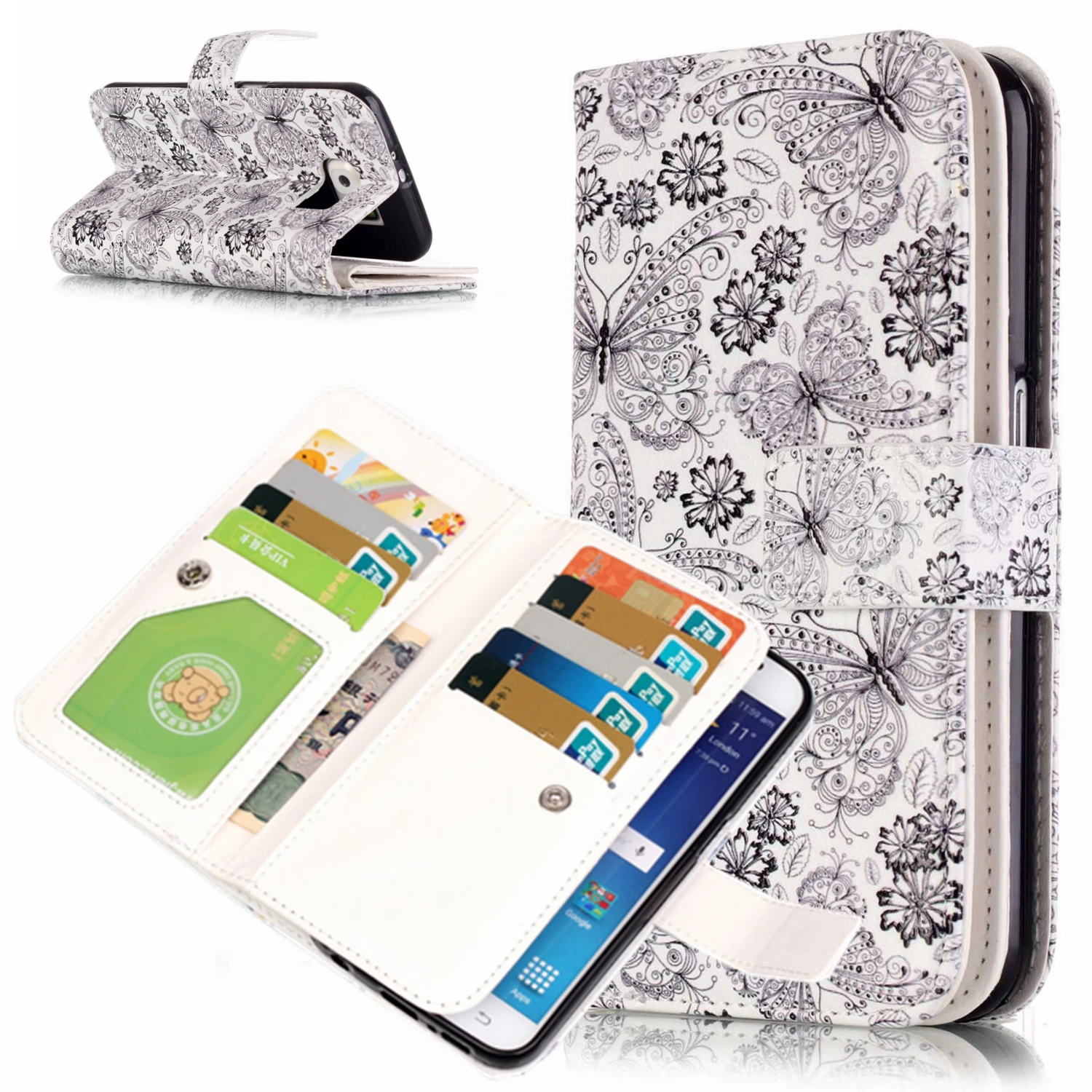 S6 Phone Cases 9 Card Holder Wallet Cases For Samsung Galaxy S6 SM-G920F Luxury PU Leather Flip Case for Samsung S6 Coque Etui
S6 Phone Cases 9 Card Holder Wallet Cases For Samsung Galaxy S6 SM-G920F Luxury PU Leather Flip Case for Samsung S6 Coque Etui