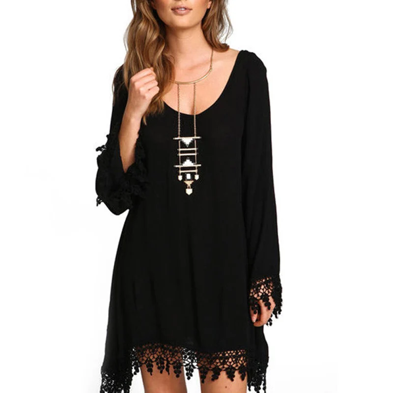Newly Spring Autumn Women Sexy Dress Chiffon Long Sleeve Solid Color Irregular Tassel Lady Girl Casual Dresses Plus Size S-6XL V
Newly Spring Autumn Women Sexy Dress Chiffon Long Sleeve Solid Color Irregular Tassel Lady Girl Casual Dresses Plus Size S-6XL V