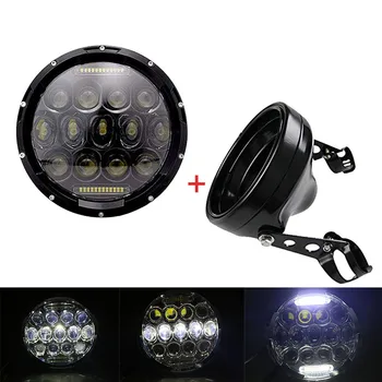 7 Inch Refit Round Motorcycle H4 Headlight Headlamp with Lamp Housing and Headlight Brackets led headlight for FXWG FXST models
7 Inch Refit Round Motorcycle H4 Headlight Headlamp with Lamp Housing and Headlight Brackets led headlight for FXWG FXST models