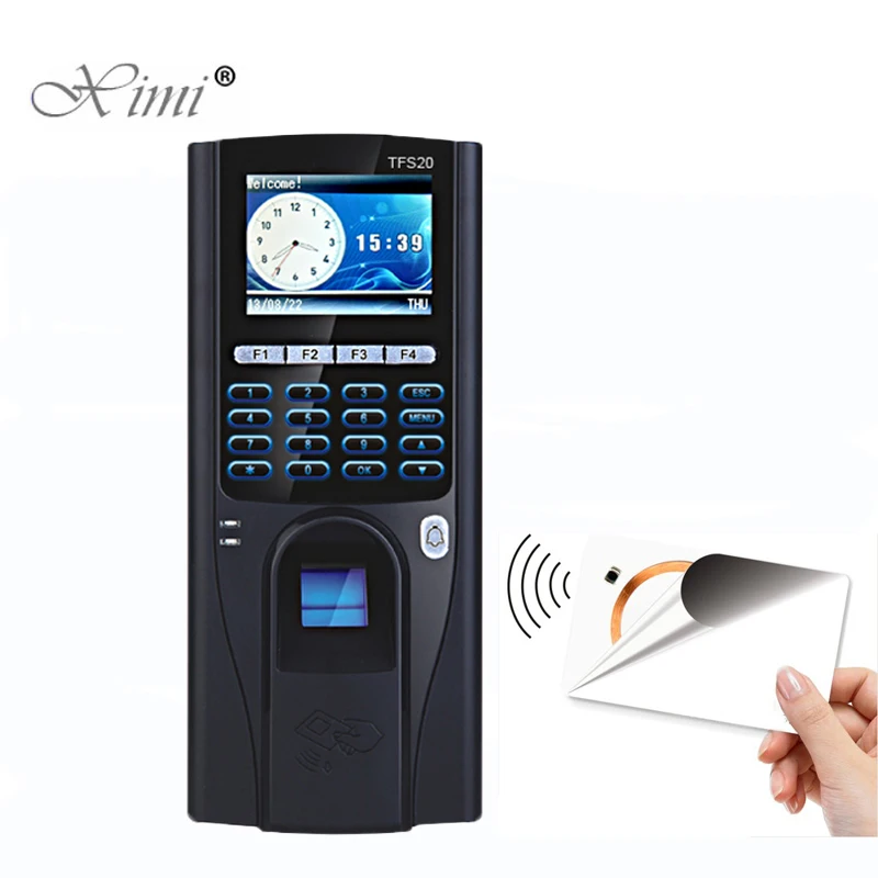 

Biometric Fingerprint Access Control And Time Attendance With 13.56MHZ MF Card Reader Standalone Door Access Control Systems